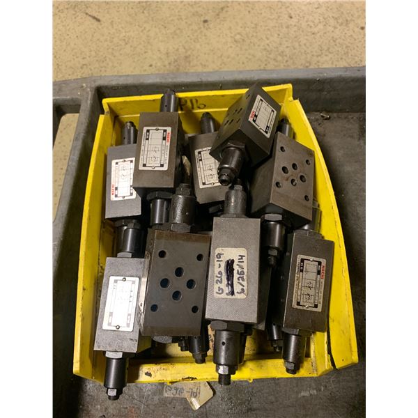 Lot of (16) Nachi #OCY-G01-W-Y-11 Modular Valves #OCY-G01-W-Y-11