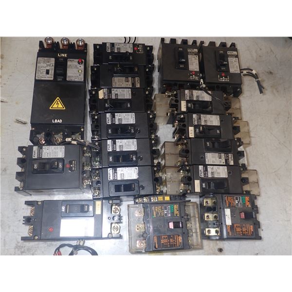 Lot of Fuji Circuit Breakers