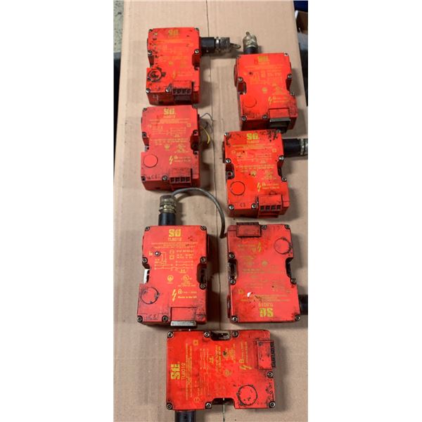 Lot of (7) STI TL8012 44519-1090 Guardmaster Guard Locking Safety Interlocks