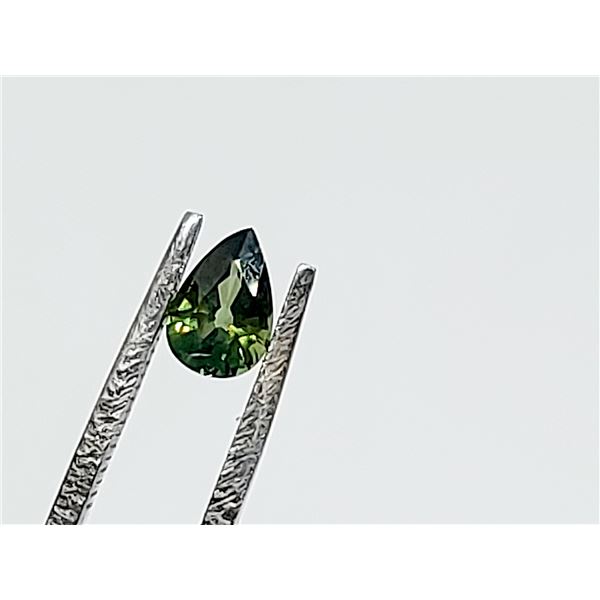 0.67 RARE BLUISH-GREEN SAPPHIRE