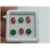 Image 1 : 1.85 ct. RUBY and 1.70 CHROME DIOPSIDE