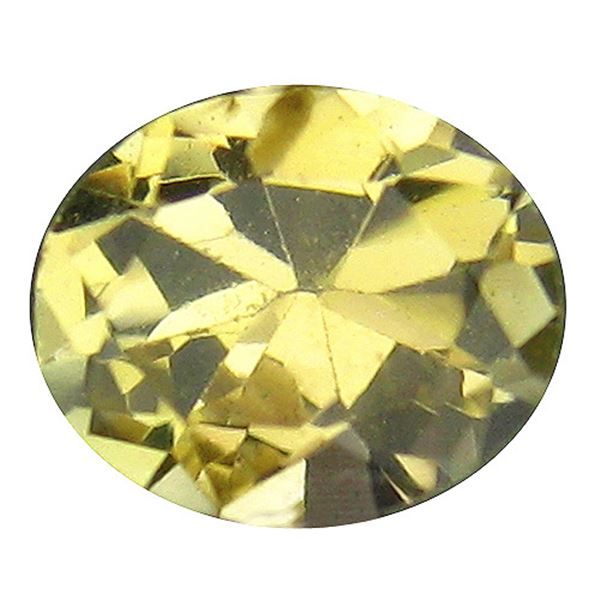 0.39 ct UNHEATED YELLOW TANZANITE - RARE COLOUR FOR TANZANITE