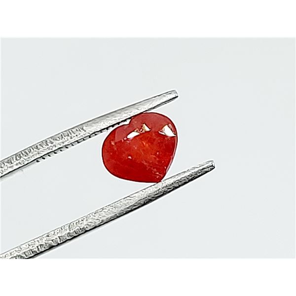 HEART SHAPED 1.47 ct. RUBY