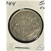 Image 2 : 1944 Canada Silver 50 Cent Coin EF30