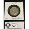 Image 2 : 1957 Canadian 50 Cent Coin 80% Silver