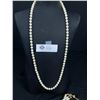 Image 2 : Lot of 2 Kimono Pearl Necklaces - One is Three Strand Choker Style, Other 32" Length
