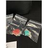 Image 2 : Lot of 5 Free Form Gemstone Necklaces on Chains
