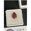 Image 2 : Natural Ruby 5.00ct 12.06 x 8.18 x 5.13mm Pear Cut Opaque Madagascar Untreated