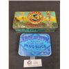 Image 1 : Lot of 2 Vintage Tobacco Tins - Players Navy Cut Cigarettes and Edgeworth Plug Slice Smoking Tobacco