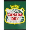 Image 2 : Vintage Canada Dry 22 x 10" Pop Rack Top Tin Sign