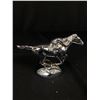 Image 4 : Jockey on Race Horse Chrome Hood Ornament in Original Box