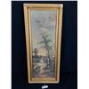 Image 1 : Antique Oil Painting in Nice Frame 13.5 x 30.5"