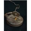 Image 2 : Original Antique Goliath Eight Lever Lock Padlock and Key - Works Great