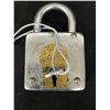 Image 2 : C 1887 New Gulshan Co. No. 1004 Lock with Working Key - Very Unique Padlock