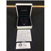 Image 1 : 14K Solid Yellow Gold Chain 17.75" Length with Solid 14K Yellow  Gold Teardrop Garnet and 5 Small Di
