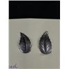 Image 2 : High Quality Sterling Silver Clip On Earrings by Danish Silversmith John Lauritzen - Stamped