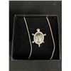 Image 2 : Wyland HandCrafted Sterling Silver Necklace with Sea Turtle Pendant