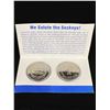 Image 5 : 2 Chase BC Trade Dollar Tokens - Uncirculated - Salute to The Sockeye 1994 and 25th Anniversary of C
