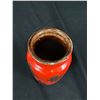 Image 3 : Fiery Red Stamped and Numbered West Germany Vase - Beautiful! 6" Tall