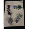 Image 2 : Great Lot of 7 Single Sherman Signed Earrings in Excellent Condition