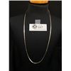 Image 1 : Very Nice Solid Sterling Silver Chain 24" Length 10.1 Gram Weight