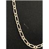 Image 2 : Sterling Silver Figaro Link Necklace 21 Grams Length 18"