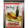 Image 2 : Nicely Framed 18 x 23" Coca Cola Tin Sign