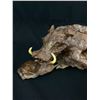 Image 2 : Unique Vintage Hand Carved African Ironwood or Led Wood Boar Sculpture 13" in Length. Original No Ba