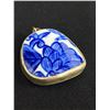 Image 3 : Rare Ming Dynasty Approx. 300-500 Years Old Porcelain Shard Made into a Silver Pendant
