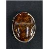 Image 2 : Antique Sterling Silver Baltic Amber Brooch