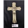Image 1 : Vintage Metal Crucifix Cross Wall Hanger 9" L 6" W