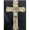 Image 2 : Vintage Metal Crucifix Cross Wall Hanger 9" L 6" W