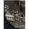 Image 2 : Disneys Jack Sparrow Black Pearl Ship with Figures 24 x 22 x 7" Missing Cord To Plug In - Looks Cool