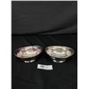 Image 1 : Lot of 2 Smith Silver Co. Bridgeport Conn. Silver Soldered 8 Oz Bowls Marked 214