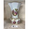 Image 2 : Very Nice Gloria  Hand Painted Porcelain Vase 9.5" T Very Nice