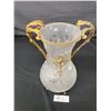 Image 2 : Nice Austrian Vase with Gold Metal Trim. Displays Nicely, Handle Needs ReSoldering, Base not Origial