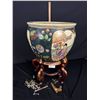 Image 1 : Very Nice Large Asian Planter/Vase on Stand 22" W x 26" H Including Base. Very Nice Design