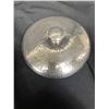 Image 2 : Lot of 2 High Quality Hammered  Silver Plated Serving Bowl with Large 13.5" Diameter Platter