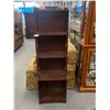 Image 1 : Mahogany Shelf Unit Bookcase or Etagere Circa 1930 60" H x 19" w x 12.5 d
