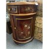 Image 2 : Newer  Vintage Style Semi Circle Hallway Table Hand Painted 22"w 13" Dx 32" H