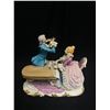 Image 3 : Vintage Signed Musical Couple Figure. Man is Missing Bow from Violin 9" W x 8" H