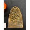 Image 4 : Nice Vintage Religious Lot with 11" T Figure and Prayer to Recover Lost or Stolen Things. Plaque
