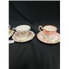 Image 2 : Lot of 4 Vintage Bone China Tea Cup and Saucer - Windsor, Etc.