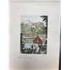 Image 2 : 9.5 x 11" Wooden Framed Salzburg Reiter Print with Urban Brandmalkupst Wooden German Picture