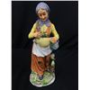 Image 2 : Lot of 2 12" T Figurines of Farm Ladies