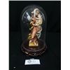 Image 1 : Very Nice Glass Domed Case with Figurine Inside 10.5" Tall