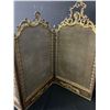 Image 5 : vintage Brass Foldable Fireplace Screen With Box for Wood