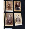 Image 2 : Lot of 7 2.5" x 4.5" Antique Cabinet Cards