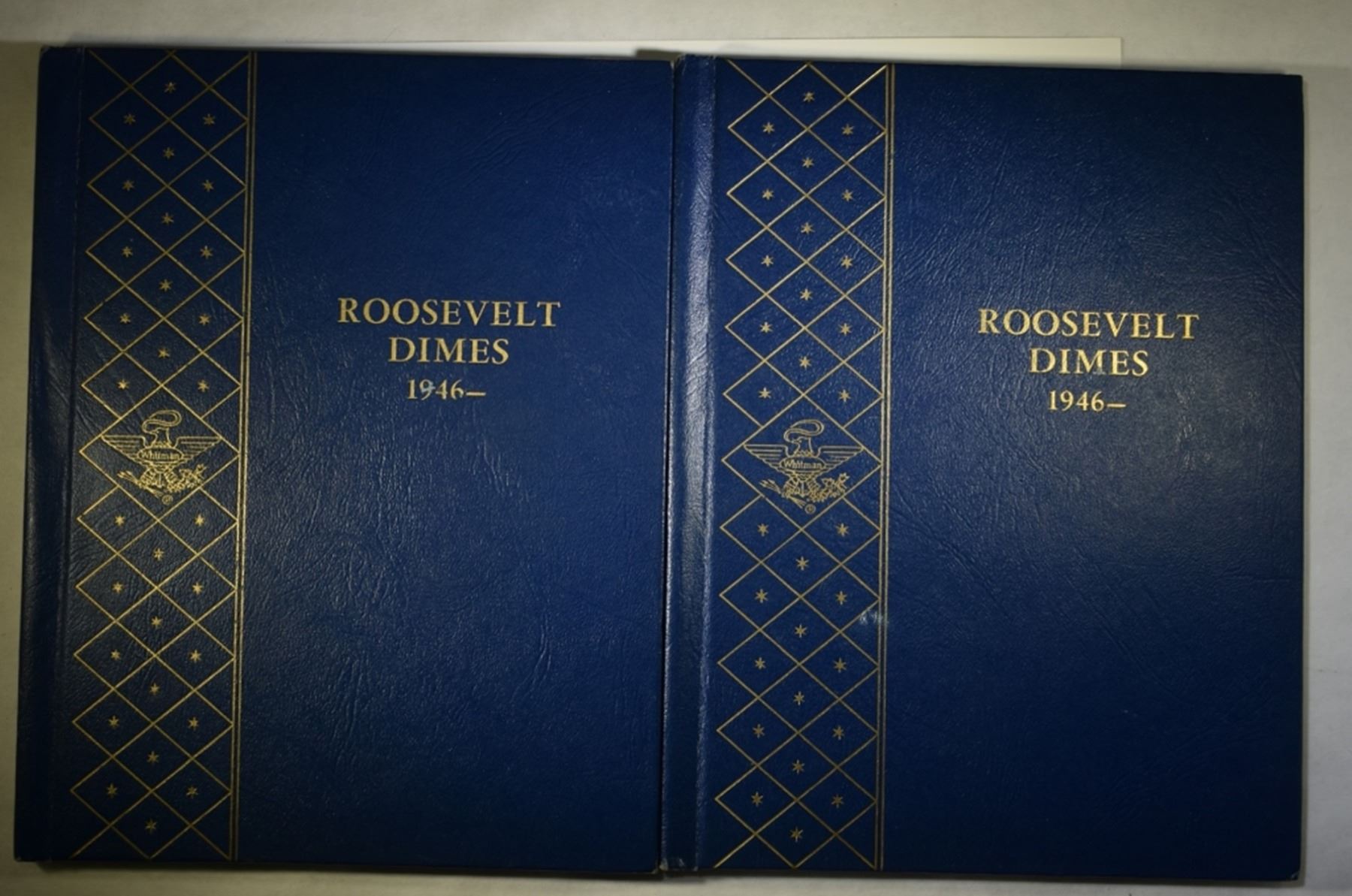 02 Whitman Roosevelt Dime Albums 43 Coins