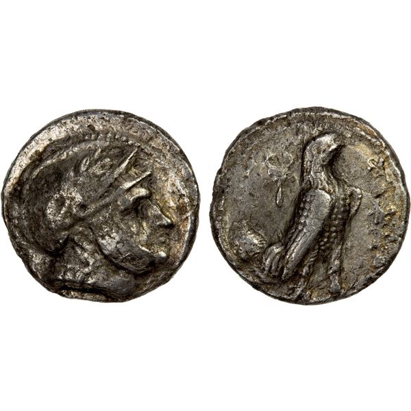 BACTRIA: Sophytes, ca. 305-294 BC, AR drachm (3.56g), F-VF